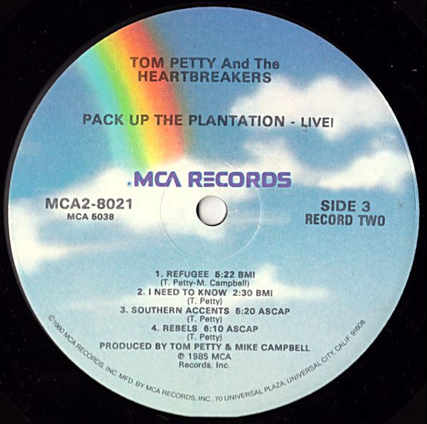 Tom Petty And The Heartbreakers - Pack Up The Plantation - Live! (LP) [US] 1st
