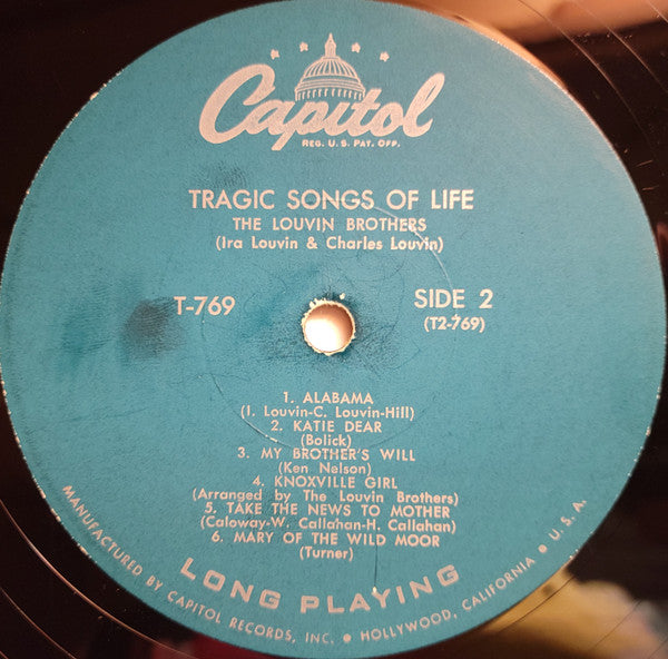 The Louvin Brothers - Tragic Songs Of Life (1956 MONO)