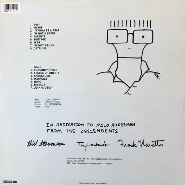 Descendents - Milo Goes To College (LP) [US] 1990 RP