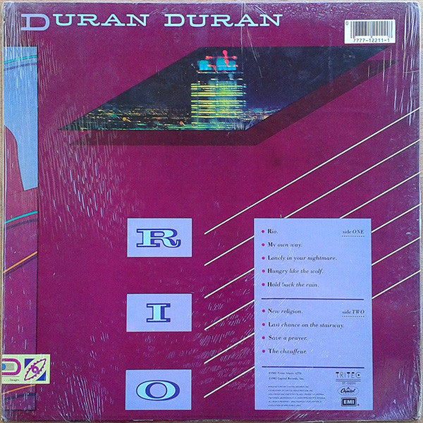 Duran Duran - Rio (LP) [US] 1st (Very Good Plus (VG+))