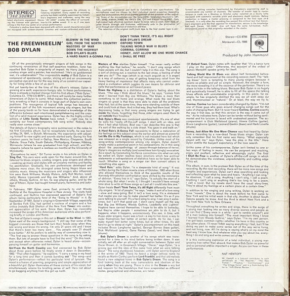 Bob Dylan - The Freewheelin' Bob Dylan (LP) [US] 1969 RP (Near Mint (NM or M-))