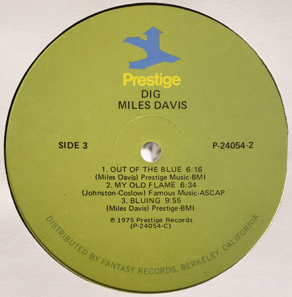Miles Davis - Dig (LP) [US] 1st (Near Mint (NM or M-))