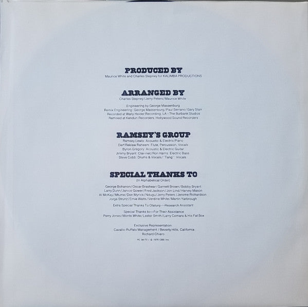 Ramsey Lewis - Sălongo (1976 US Press)