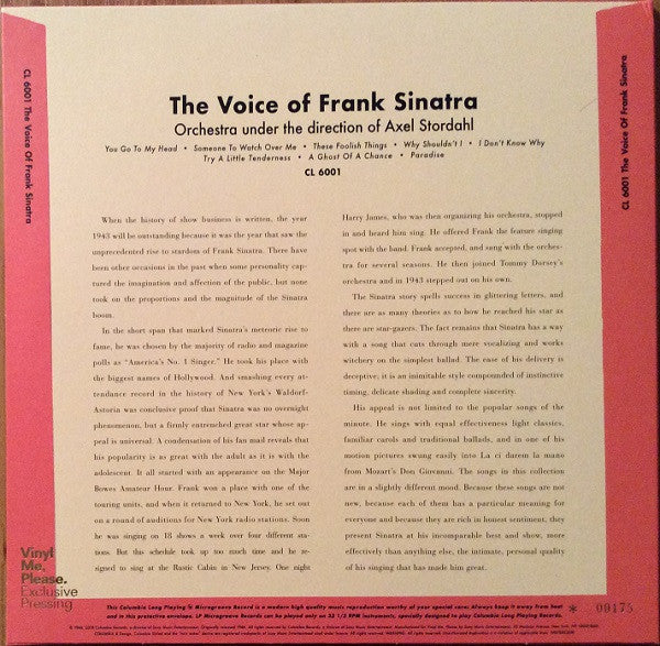 Frank Sinatra - The Voice Of Frank Sinatra (2018 Limited 10")
