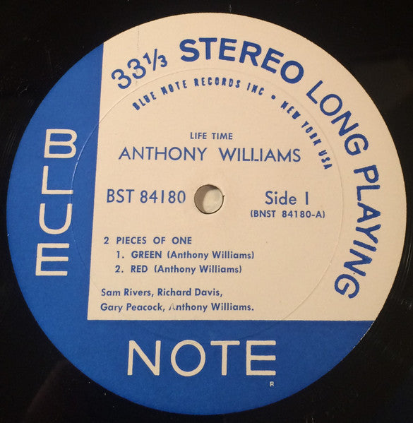 Anthony Williams - Life Time (LP) [US] 1st (Very Good (VG))