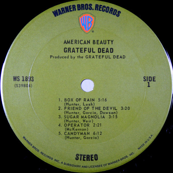 The Grateful Dead - American Beauty (LP) [US] 1st