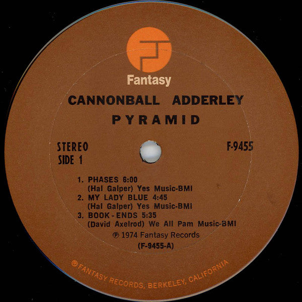 The Cannonball Adderley Quintet - Pyramid (LP) [US] 1st