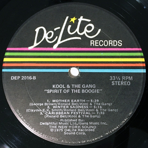 Kool & The Gang - Spirit Of The Boogie (1975 US Press)