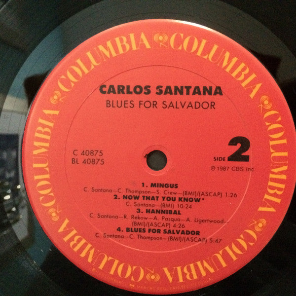 Carlos Santana - Blues For Salvador (1987 STEREO)