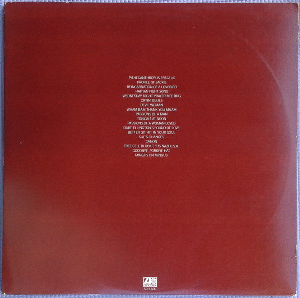 Charles Mingus - Passions Of A Man: An Anthology Of His Atlantic Recordings (LP) [US] 1st (Very Good Plus (VG+))