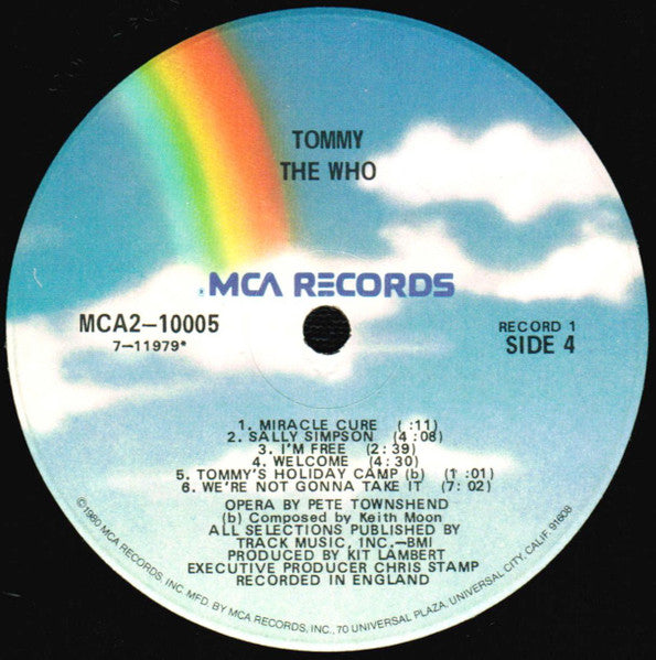 The Who - Tommy (1980 US Press)