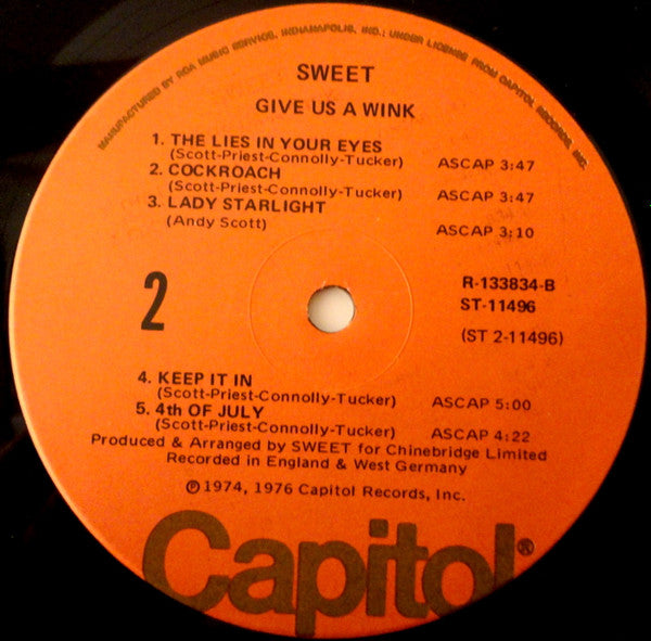 The Sweet - Give Us A Wink