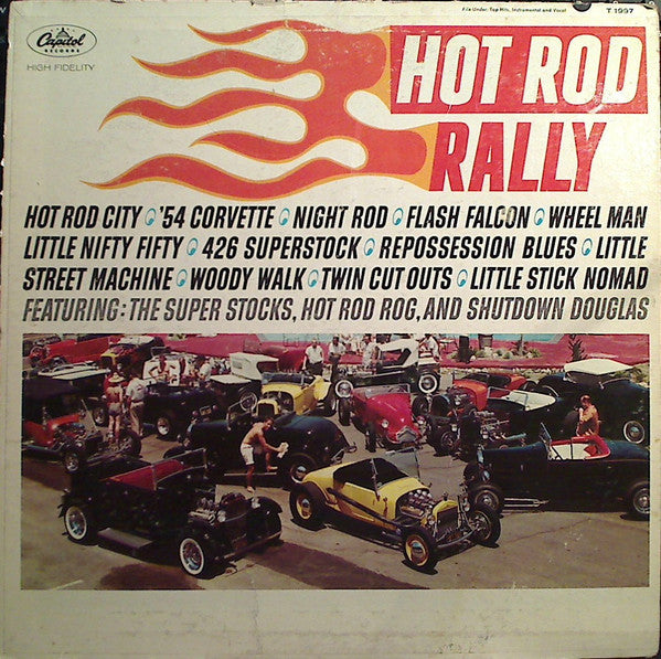 Various - Hot Rod Rally (LP) [US] 1st (Very Good Plus (VG+))