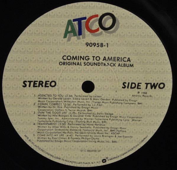 Various - Coming To America (Original Soundtrack Album)