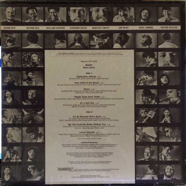 Stephen Allen Davis - Music (LP) [US] 1st (Very Good Plus (VG+))