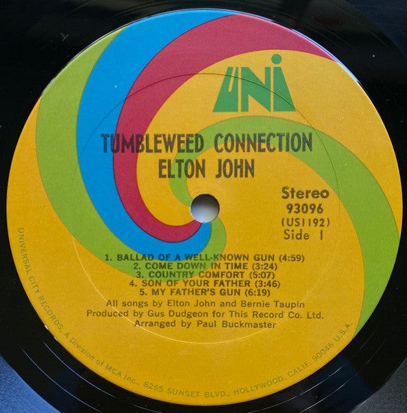 Elton John - Tumbleweed Connection (LP) [US] 1971 RP