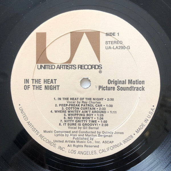 Quincy Jones - In The Heat Of The Night: Original Motion Picture Soundtrack (LP) [US] RP (Very Good Plus (VG+))