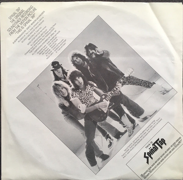 Spinal Tap - Spinal Tap (From The Original Motion Picture Soundtrack "This Is Spinal Tap", An Embassy Pictures Release) (LP) [US] 1st