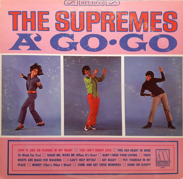 The Supremes - A' Go-Go (LP) [US] 1st (Very Good Plus (VG+))