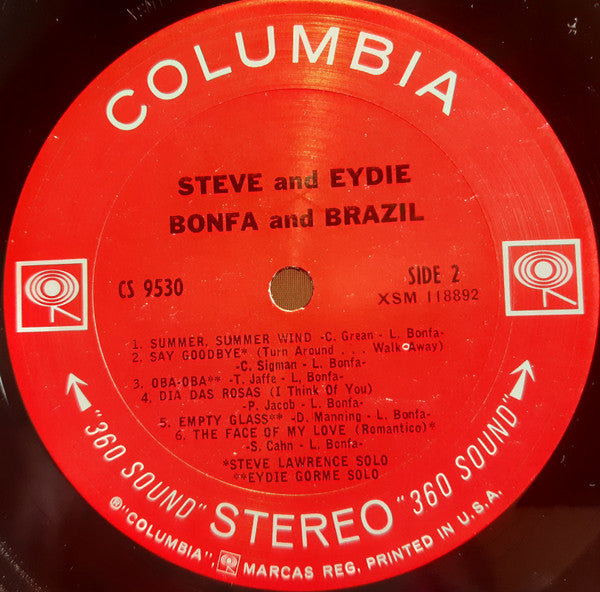 Steve & Eydie - Steve & Eydie, Bonfá & Brazil (LP) [US] 1st