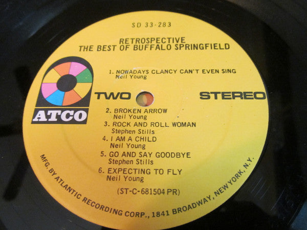 Buffalo Springfield - Retrospective The Best Of Buffalo Springfield (LP) [US] 1st (Very Good Plus (VG+))