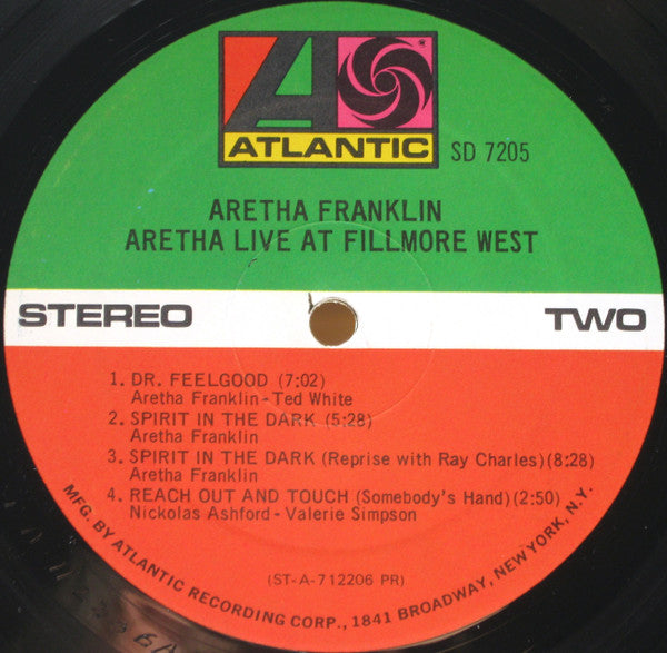 Aretha Franklin - Live At Fillmore West