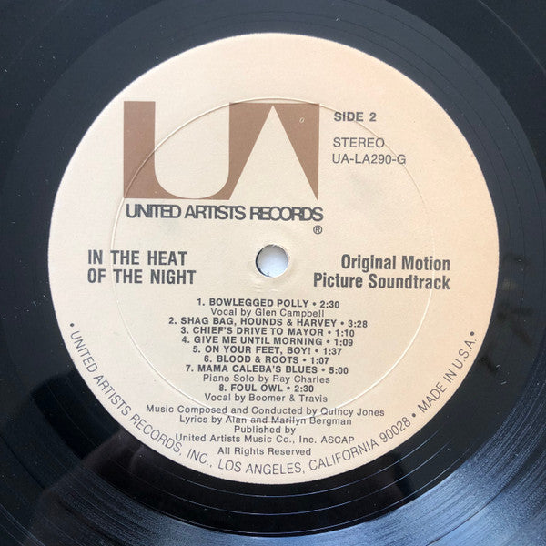 Quincy Jones - In The Heat Of The Night: Original Motion Picture Soundtrack (LP) [US] RP (Very Good Plus (VG+))