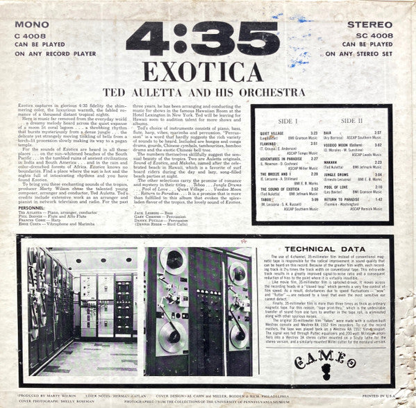 Ted Auletta And His Orchestra - Exotica