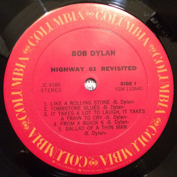 Bob Dylan - Highway 61 Revisited (LP) [US] RP (Near Mint (NM or M-))