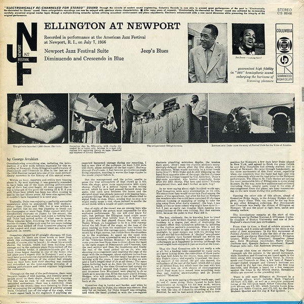 Duke Ellington And His Orchestra - Ellington At Newport (1970s RE)