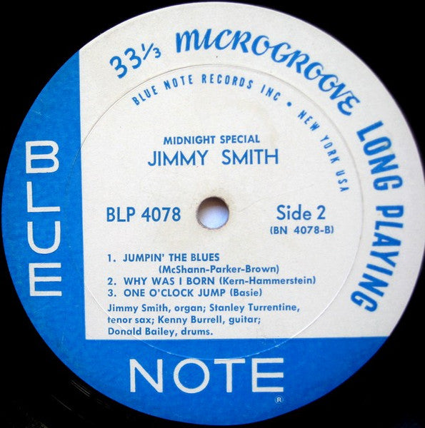 Jimmy Smith - Midnight Special (LP) [US] 1st (Very Good Plus (VG+))