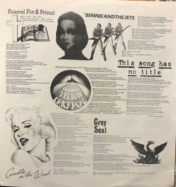 Elton John - Goodbye Yellow Brick Road (LP) [US] 1980 RP