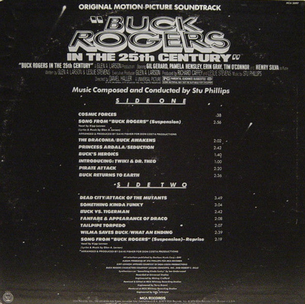 Stu Phillips - Buck Rogers In The 25th Century (Original Motion Picture Soundtrack) (LP) [US] 1st
