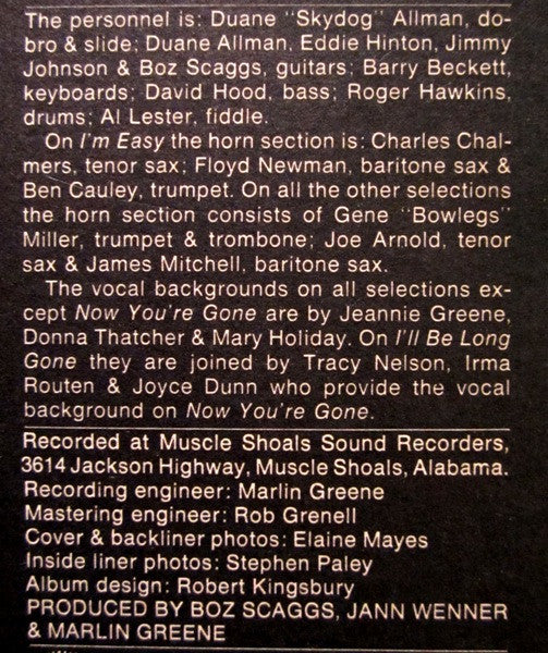 Boz Scaggs - Boz Scaggs