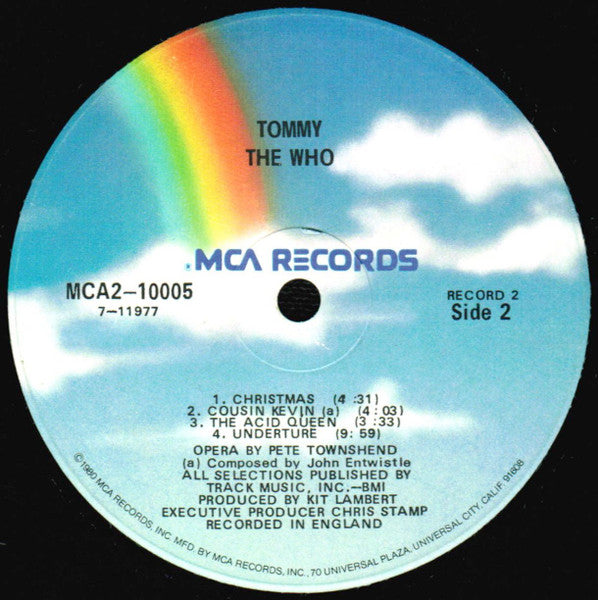 The Who - Tommy (1980 US Press)