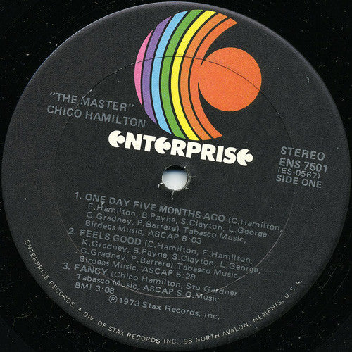 Chico Hamilton - The Master (LP) [US] 1st (Very Good Plus (VG+))
