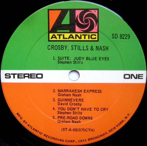Crosby, Stills & Nash - Crosby, Stills & Nash (LP) [US] 1st (Very Good Plus (VG+))