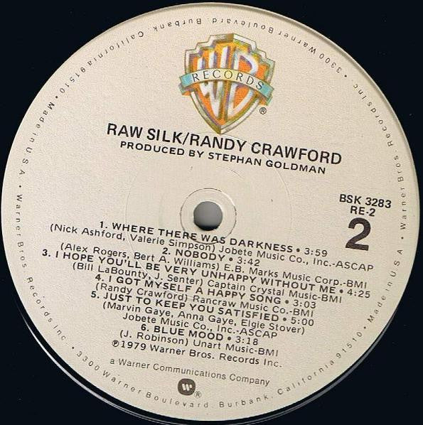 Randy Crawford - Raw Silk (LP) [US] 1st (Very Good Plus (VG+))