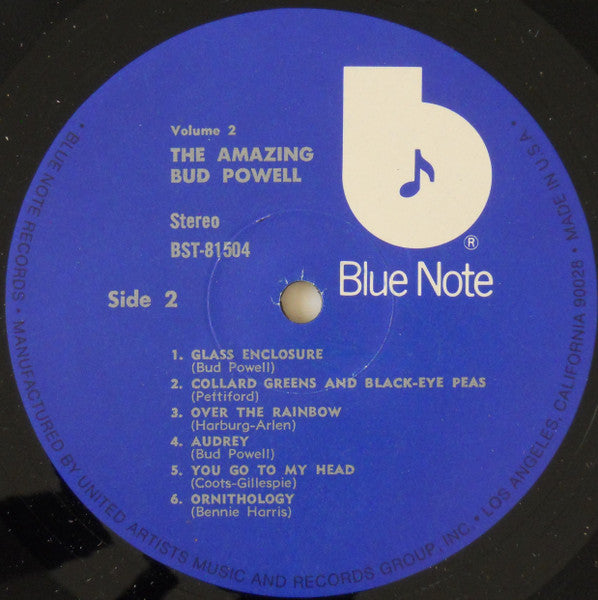 Bud Powell - The Amazing Bud Powell, Volume 2 (LP) [US] RP (Very Good Plus (VG+))