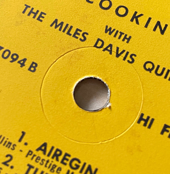 The Miles Davis Quintet - Cookin' With The Miles Davis Quintet (LP) [US] 1st (Very Good (VG))