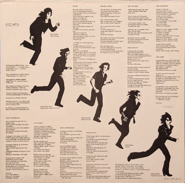 Journey - Escape (LP) [US] 1st