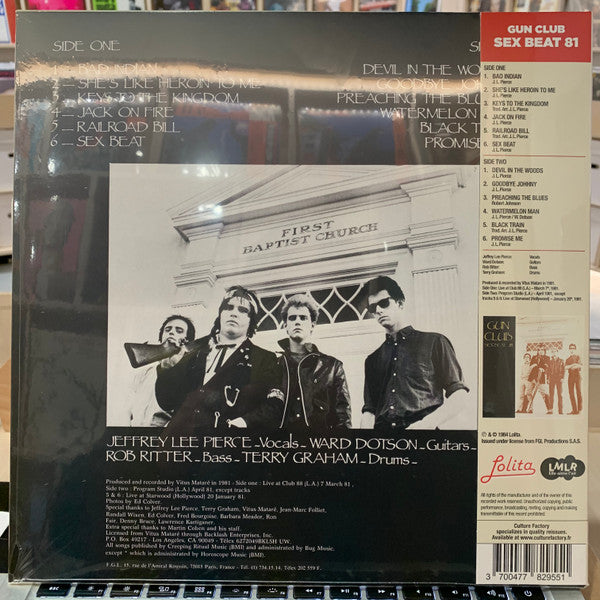 The Gun Club - Sex Beat 81 (LP) [UK, Europe & US] 2019 RP (Mint (M))