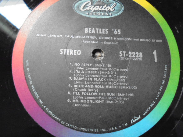 The Beatles - Beatles '65 (LP) [US] 1968 RP (Very Good Plus (VG+))