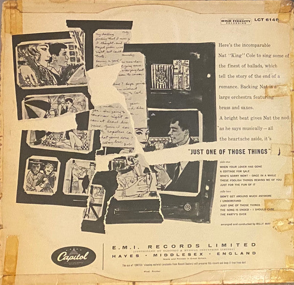 Nat King Cole - Just One Of Those Things (UK MONO ORIGINAL)