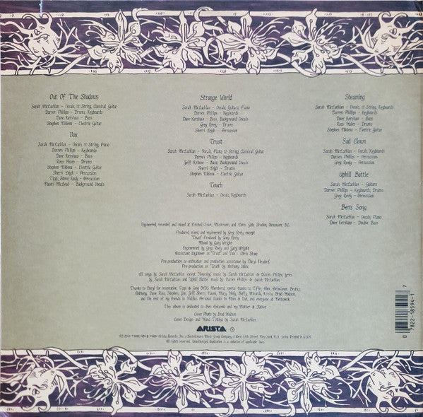 Sarah McLachlan - Touch (LP) [US] 1st (Very Good Plus (VG+))