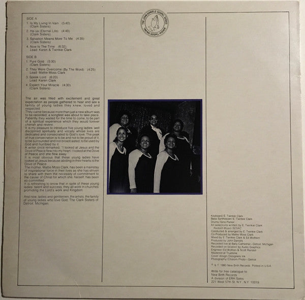 The Clark Sisters - Is My Living In Vain (LP) [US] 1st (Near Mint (NM or M-))