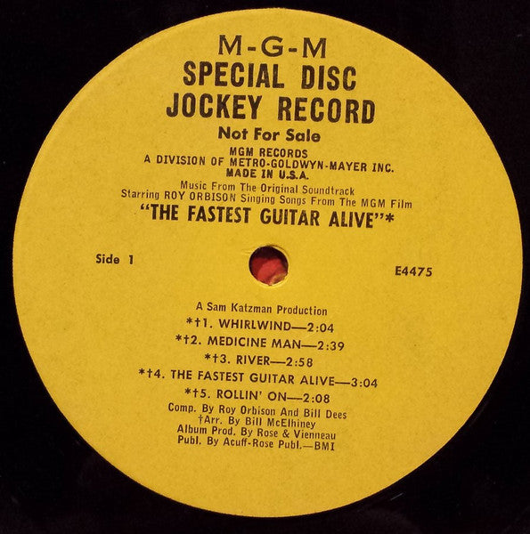 Roy Orbison - The Fastest Guitar Alive (1967 MONO PROMO)
