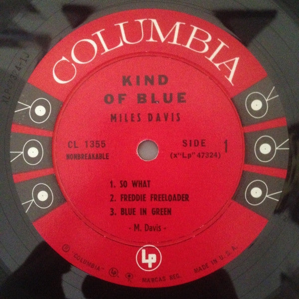 Miles Davis - Kind Of Blue (LP) [US] 1st (Very Good (VG))