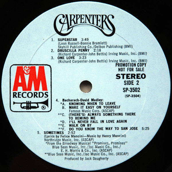 Carpenters - Carpenters (LP) [US] 1st (Very Good Plus (VG+))