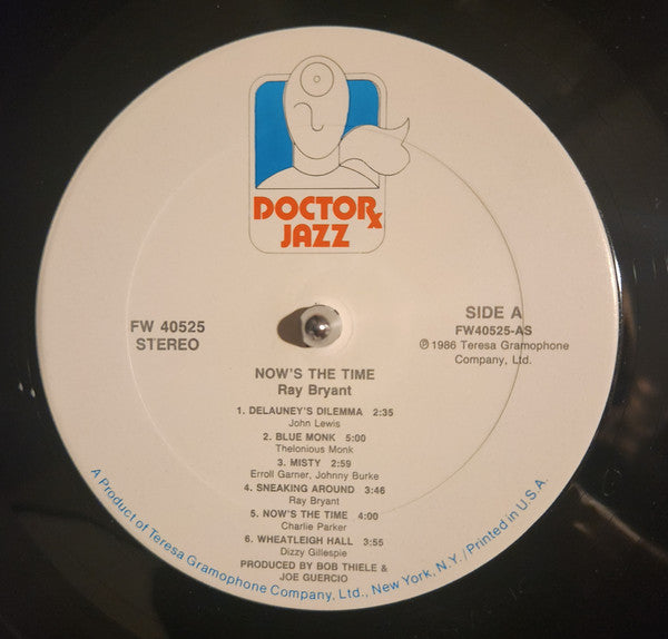 Ray Bryant - Now's The Time (LP) [US] 1987 RP (Near Mint (NM or M-))
